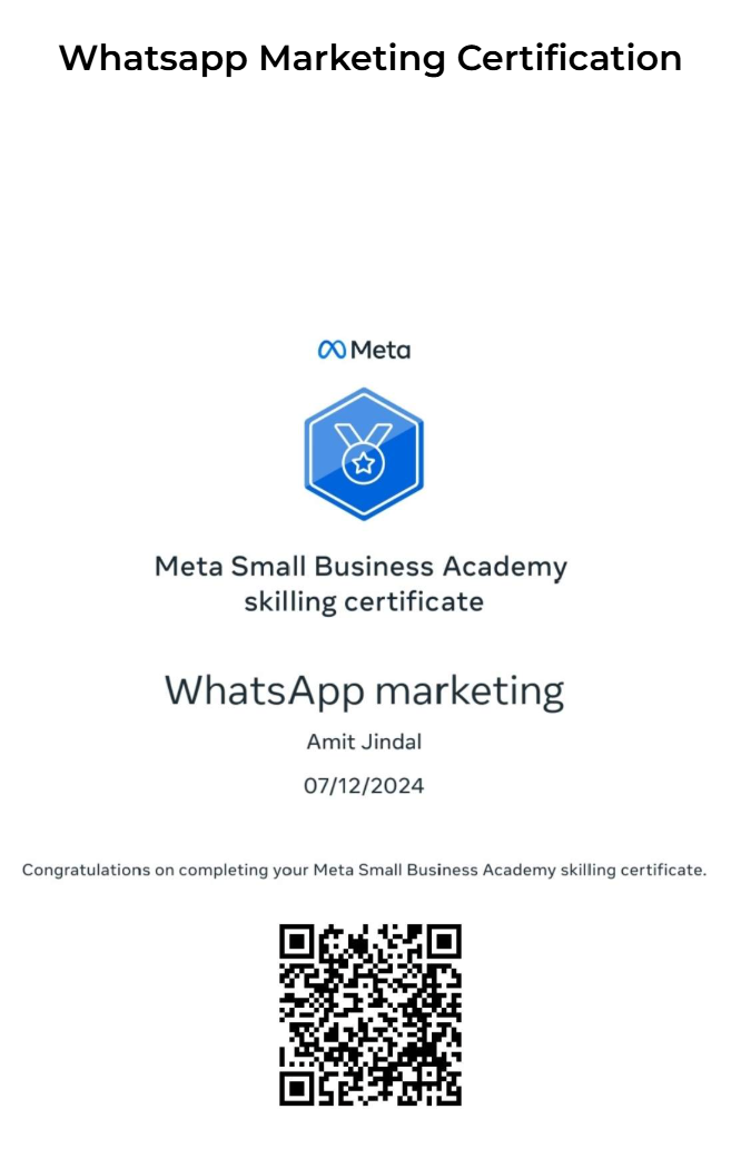 Meta Small Business Academy — WhatsApp Marketing