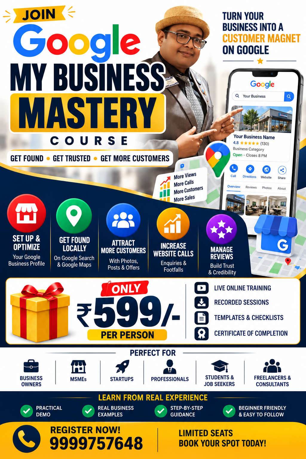 Google Business Profile Profit Lab masterclass poster