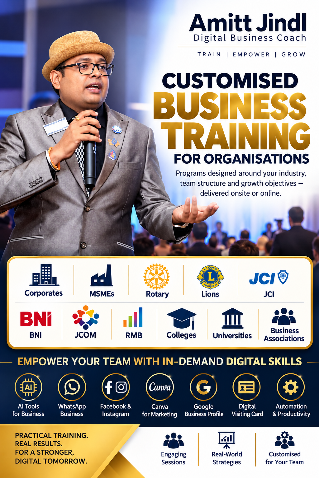 Customised Business Training for Organisations poster